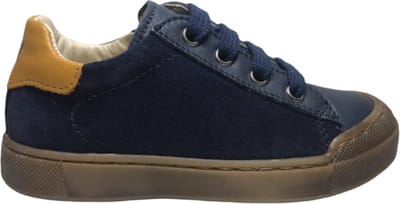 naturino mt 21 veter rits  bumper lederen sneakers Eindhoven navy oker