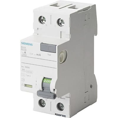 Siemens 5SV33126KL 5SV3312-6KL Aardlekschakelaar A 2-polig 25 A 0.03 A 230 V