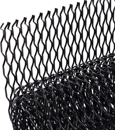 Auto Race Grille 120x40cm - Zwarte Honingraat Grille voor Radiator