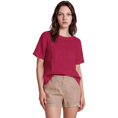Vrouwenblouse Haris Cotton Essentials Split Hem