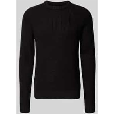 Gebreide pullover met ribboorden, model 'LIAM'