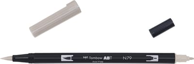 Tombow Brush pen - ABT N79 - Dual Brushpen - Warm gray 2 - Grijs