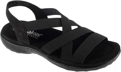 Rieker Sandals, Vrouwen, Zwart, Sandalen, maat: 37