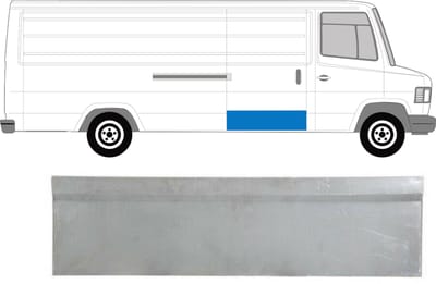 Interne reparatie achterste deuren voor Mercedes T2 1986-1996 / Links = Rechts