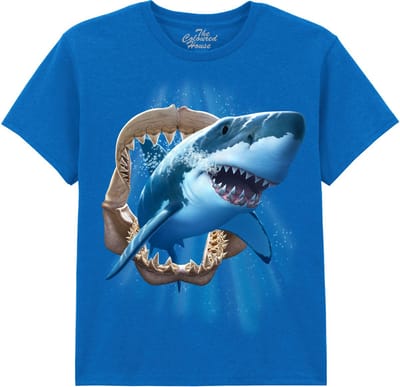 KIDS Haai Shark Jaw The Coloured House KIDS T-shirt XL