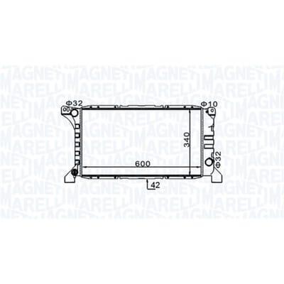Radiator MAGNETI MARELLI 350213154200