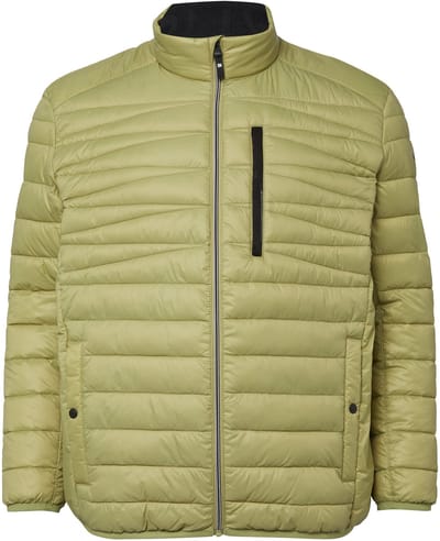 s.Oliver - male - Warme gewatteerde jas met opstaande kraag en binnenzak