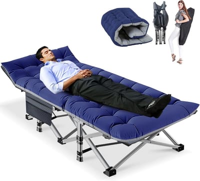 Veldbed - Kampeerbed - Vouwbed 1 Persoons - Logeerbed - Kamperen