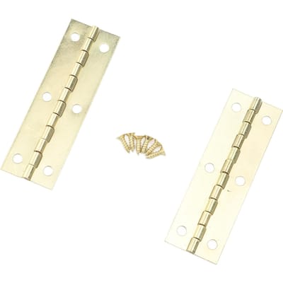 20 Set Achterover Klap Scharnier IJzer Retro Opvouwbaar Paumellescharnier voor Kast Meubels 75x25mm Geel