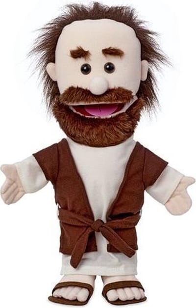 Sillypuppets - Handpoppen - Bijbelse Handpop Jozef Sillypuppets 35cm - Bijbelverhalen - Kerstverhaal - Doop - Communie
