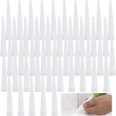 Dailygoods - 55 Stuks Siliconen Cartridgepunten voor Lijmpistolen