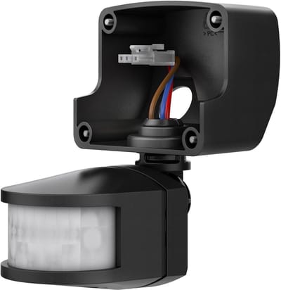 Bewegingsmodule met 180° Detectiehoek en 12 m Bereik - Extra Schakeluitgang voor Verlichting - IP 55