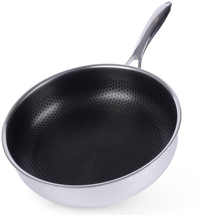 Orion COOKCELL Hybride Serie - Diepe Stalen Koekenpan - 28 cm - Niet-aanbaklaag
