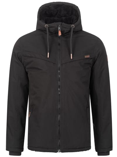 Alessandro Salvarini heren winterjas AS-331 met teddyvoering en capuchon