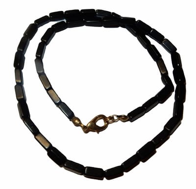 Onyx Blokjes Collier