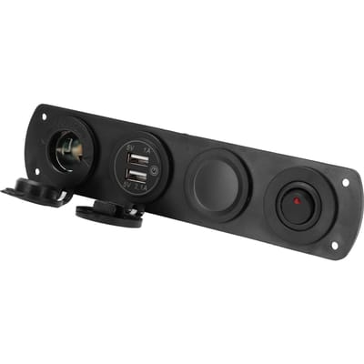 Auto USB-oplader 4 Gaten 2.1A Waterdicht Ontwerp Intelligente Controle Dubbele Poort Auto Stopcontact