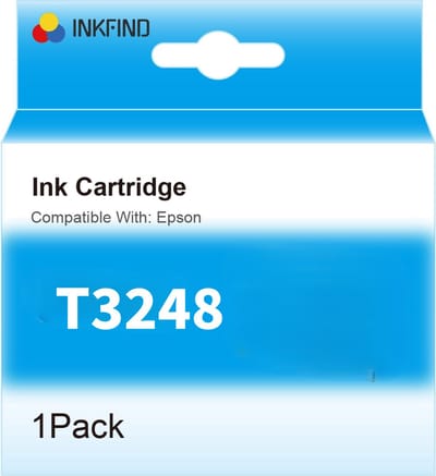 INKFIND T3248 Mat Zwart inktcartridge compatibel met Epson T3248 Geschikt voor Epson SureColor SC-P400 -1-pack MBK