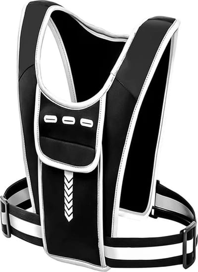 Finnacle - Hardloopvest met Drink-houder - Zwart - One size