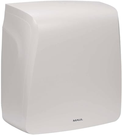 MAUL MaulCare vouwhanddoekdispenser 95320 voor V-vouw, contactloos verwijderen van enkele vellen, capaciteit 550 vellen, afsluitbaar, ABS kunststof