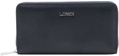 L.CREDI portemonnee Perla Zip Around Wallet Marine donkerblauw