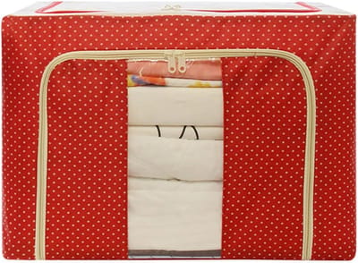 Opbergzakken Kleding - Opbergbox Dekbed - Ruimte Besparen - Waterdicht Oxford Doek - 40x30x20 cm - Rood