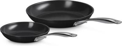 ​Le Creuset Essential Non Stick Koekenpannenset 24 + 28 cm - Keramische Antiaanbaklaag - Inductie​ - PFAS vrij