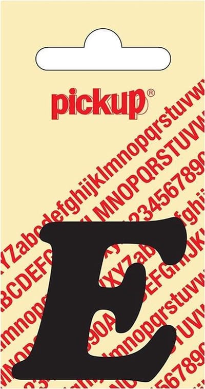 Pickup plakletter CooperBlack 40 mm - zwart E