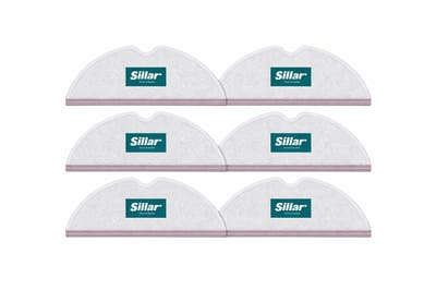 6x Sillar Dweildoeken van Microvezel voor Robotstofzuiger Xiaomi Roborock S5 / S6 / S50 – Vervanging Dweilpads
