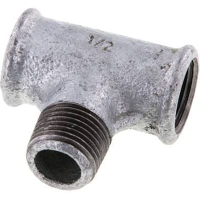 T-Koppeling R1/2'' Buitendraad X RP1/2'' Binnendraad 25bar [2 Stuks]