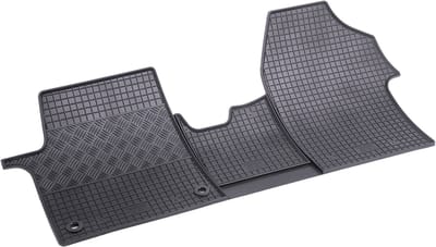Automatten voor Citroën Jumpy, ë-Jumpy, Fiat Scudo, Opel Vivaro C, Vivaro-e C, Peugeot Expert, e-Expert, Toyota ProAce (vanaf 2016), 2/3-zits - 3-delig - Rubber