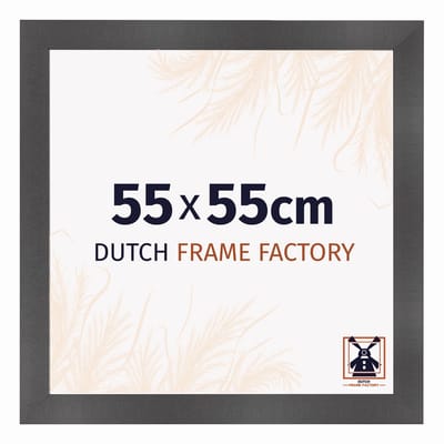 Fotolijst 55x55 cm - MDF - Zwart Mat - Praag
