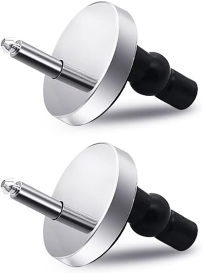 2x Universele Toiletbril Bevestigingsset - Snelle Schroefbevestiging & Scharnier Set