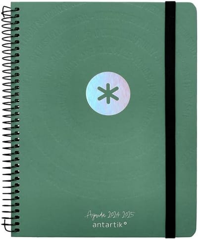 Schoolagenda A5 Groen Weekoverzicht Schooljaar 24-25
