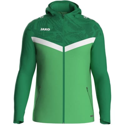 Jako Iconic Jas Met Kap Heren - Zachtgroen / Sportgroen | Maat: M