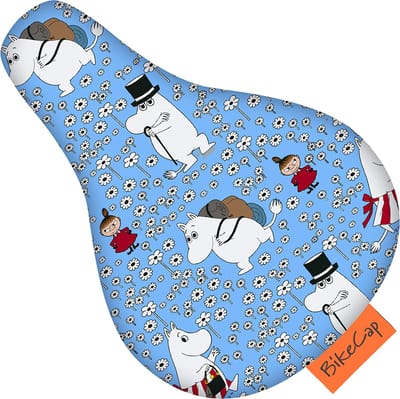 BikeCap Zadelhoesje Kids Moomin Pretty Blue | Fietszadelhoes - Fietszadeldek - Stof en waterafstotend