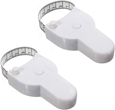 Meetlint Set - Intrekbare Schaal - Lichaam Meten - Dubbelzijdig Afleesbaar - 150 cm - Wit