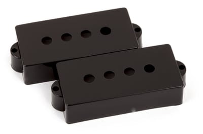 Fender Pickup Cover Precision bas zwart - Basgitaaronderdeel