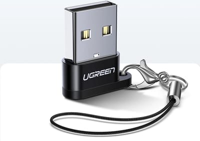 USB - C - - (vrouwelijk) - USB - (mannelijk) - adapter - Ugreen - US280 - zwart