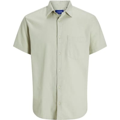 Jack & Jones Overhemd Jorvarenna Dobby Shirt Ss 12271109 Celadon Tint Mannen Maat - XL
