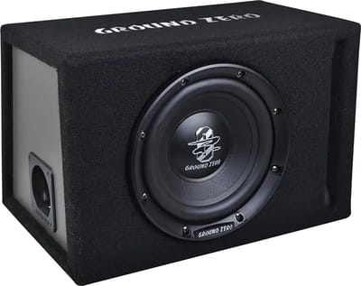 Ground Zero GZIB 20BR - Autosubwoofer - 8 inch - Sub Woofer in Kist - 300W