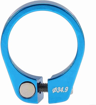 Fiets Zadelpen Klem - Universele Aluminium Zadelpen Bevestiging 34.9mm
