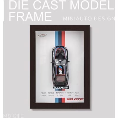 1:32 Po Frame Versie Legering Metaal Sportwagen Model Simulatie 3D Raceauto Hangend Schilderij Collectie Kinderen Cadeaus Decoratie