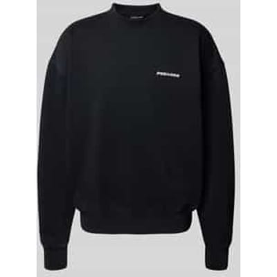 Oversized sweatshirt met logostitching