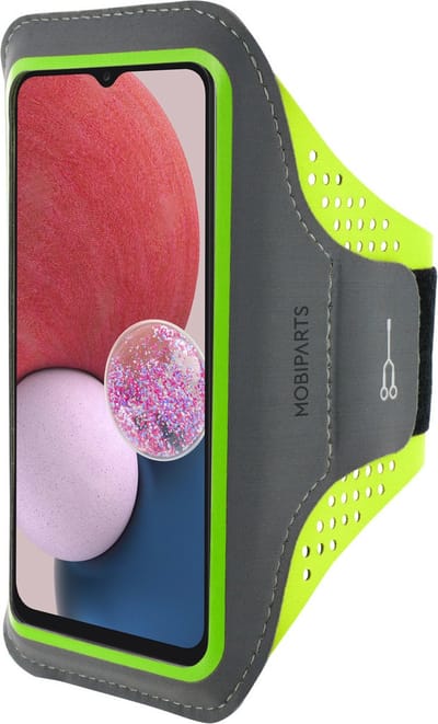 Hardloop Sportarmband geschikt voor Samsung Galaxy A04s (2022) Samsung Galaxy A13 4G Samsung Galaxy A13 5G - Groen - Mobiparts