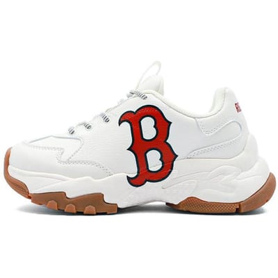 MLB Big Ball Chunky Boston Red Sox Retro Slipvast Duurzaam Lage Top Dad Schoenen Unisex sneakers Wit 3ASHC601N-43IVS 38