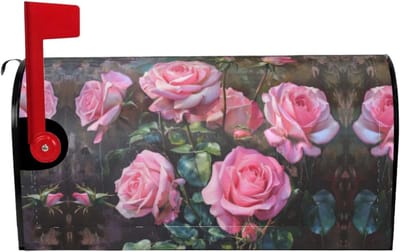 Brievenbus Covers - Brievenbus Decoratie - Buiten Aankleden - Magnetische Bevestiging - Twee Maten - Zwart