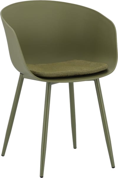 Eetkamerstoel Moss green - kuipstoel groen