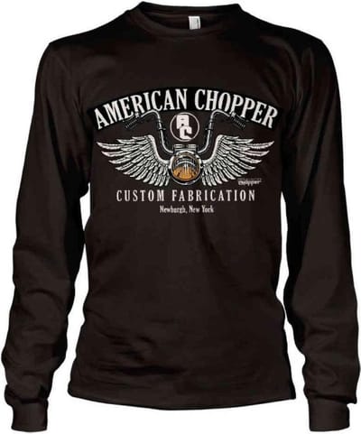 American Chopper Longsleeve shirt -S- Handlebar Zwart