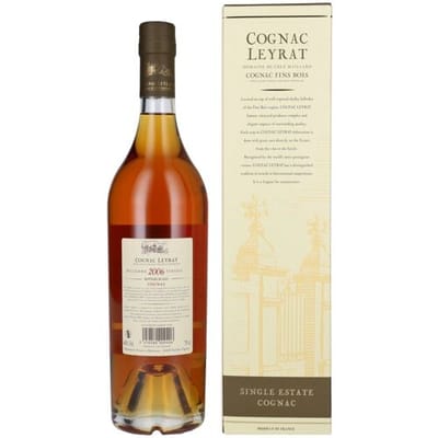 Cognac Leyrat Single Estate Cognac Vintage 2006 44% Vol. 0,7l in geschenkverpakking