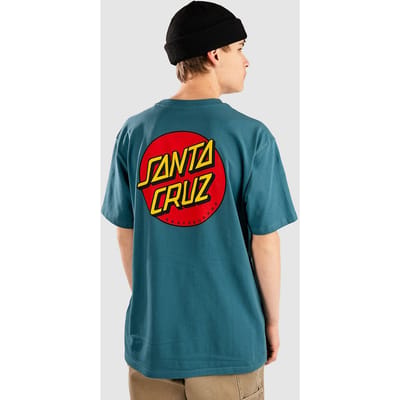 Santa Cruz Classic Dot Chest T-Shirt blauw